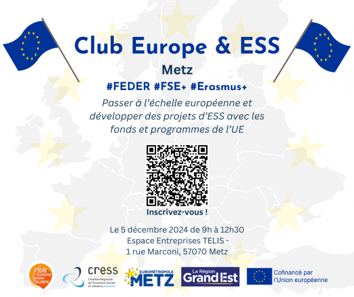 Flyer Club Europe & ESS Metz - 5 décembre 2024