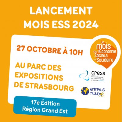 Lancement Grand Est du MOIS de l'ESS à Strasbourg