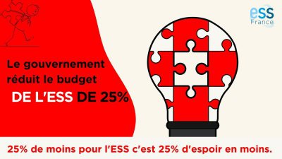 BUDGET 2025 : LE CHOC ! -25% de budget pour l'ESS