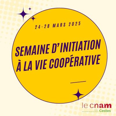 Initiation à la vie coopérative du 24 au 28 mars