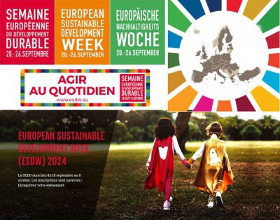 Semaine Européenne du Développement Durable du 18 septembre 2024 au 08 octobre 2024